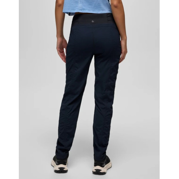 Prana Koen Pant Women's M Reg Inseam Black Standard Fit Mid Rise Soft Waistband - Picture 2 of 13